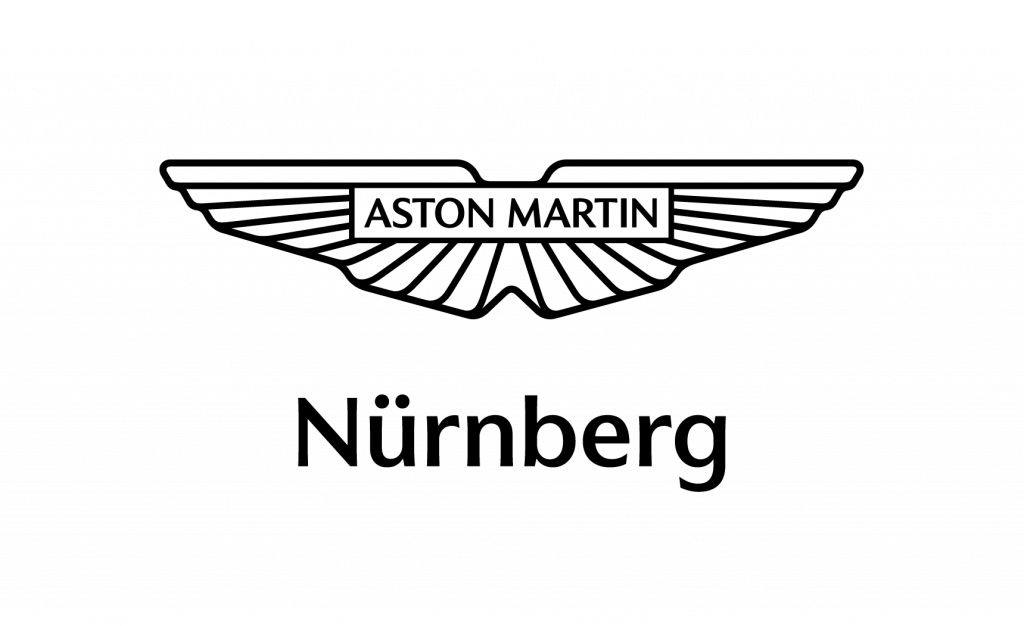 Aston Martin Logo weiß